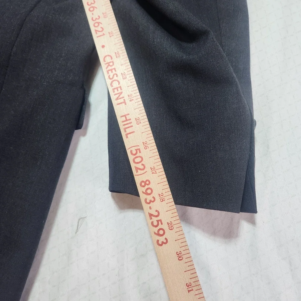 Hart Schaffner Marx Dayton 44S Gray Wool Blazer Sport Coat Men 2 Button Classic